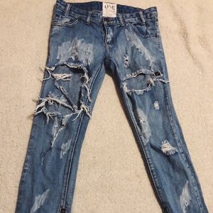 One Teaspoon Trashed Freebirds